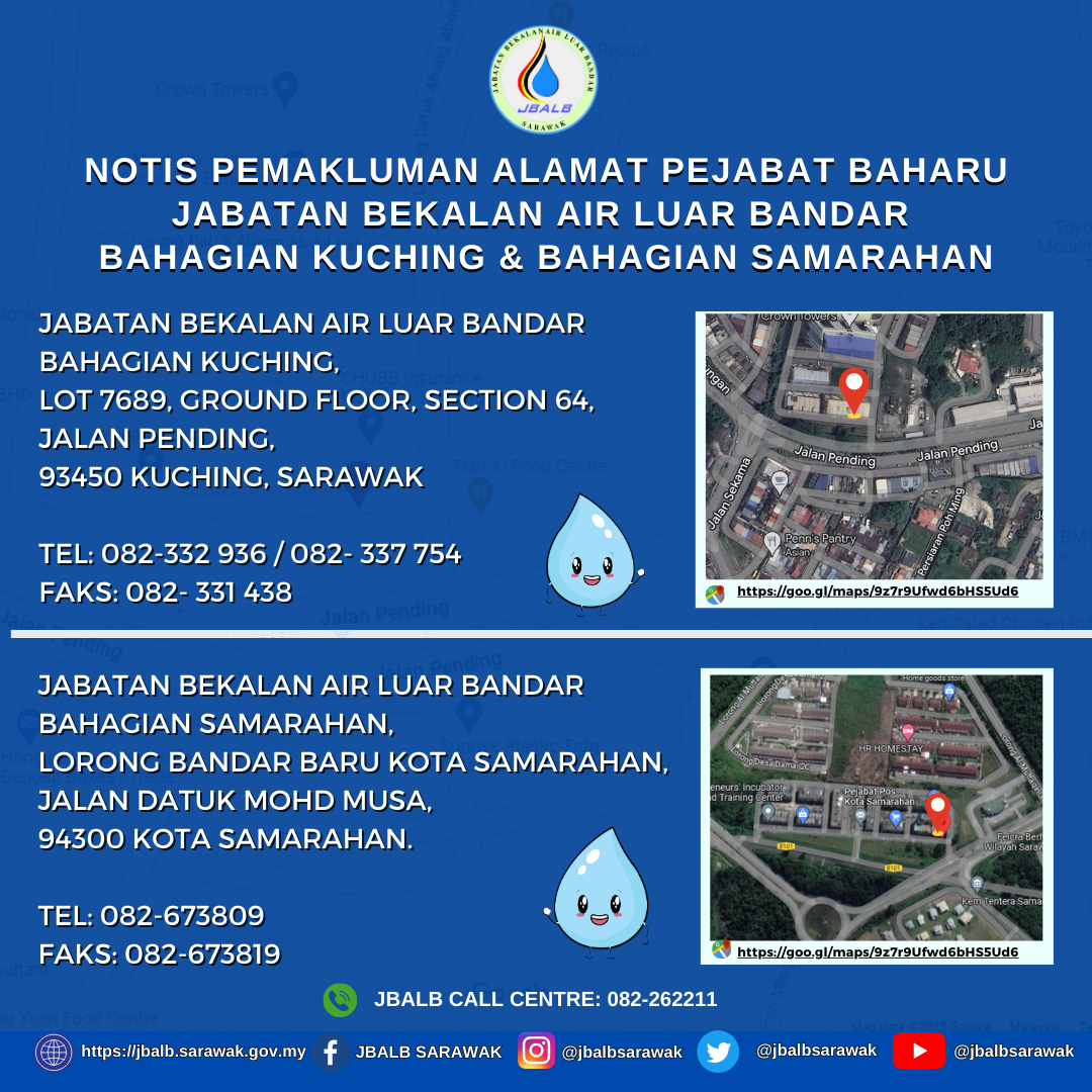 Search Official site of Sarawak Rural Water Supply Department (JBALB)